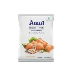 AMUL CHEESE ONION POCKETS 360 GM AMUL CHEESE ONION POCKETS 360 GM