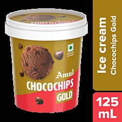 AMUL ICECREAM JUMBO CUP CHOCOCHIPS (125ml×4) PACK