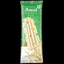AMUL ICECREAM STK PISTA MALAI KULFI (60ml×4) PACK
