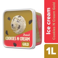ICECREAM TUB COOKIES N CREAM GOLD 1L ICECREAM TUB COOKIES N CREAM GOLD 1L