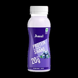 Amul High Protein Blueberry Shake, 200 mL