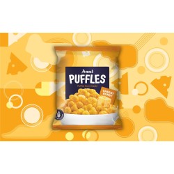 AMUL PUFFLES CHEESY BURST 30 Gm