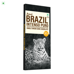 Amul Brazil Origin Dark Chocolate, 125 g