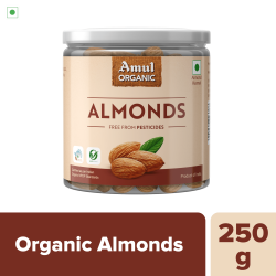 Amul Organic Almonds, 250 g