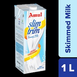 AMUL MILK SLIM N TRIM TP 1 LTR