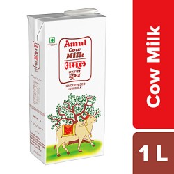 Amul Homogenised Cow Milk TP 1ltr