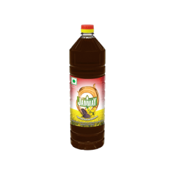 Janmay Kachi Ghani Mustard Oil Bottle, 1 L
