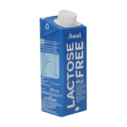 AMUL MILK LACTOSE FREE (250ml×6)