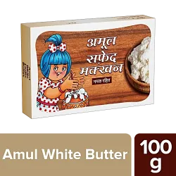 AMUL WHITE BUTTER 100 GM AMUL WHITE BUTTER 100 GM